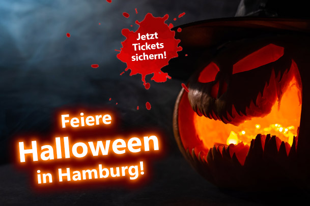 Halloweenparty auf einem Schiff in Hamburg