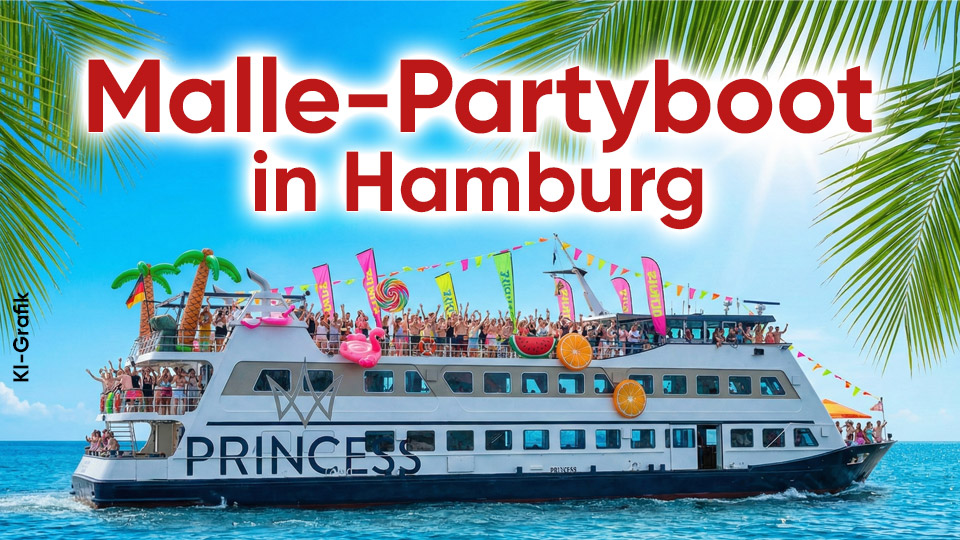 Bootsparty Hamburg am 04.07.2026 - Mallorcaparty
