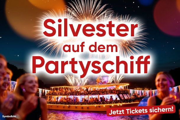 Silvester-Bootsparty 2024 in Hamburg