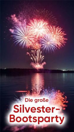 Bester Blick aufs Feuerwerk - Silvesterparty 2025 auf der Bootsparty Hamburg
