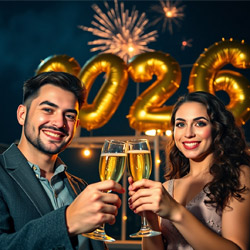 Ein Prosecco (0,2 l) pro Person gratis